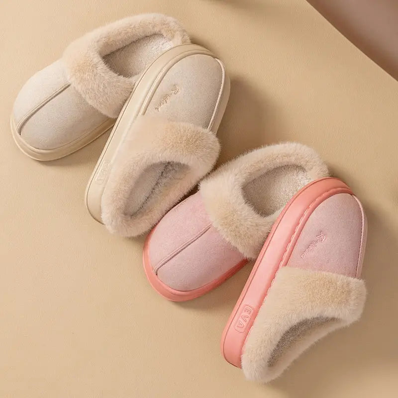 Mules Douillettes Unisexes en Coton Fluffy Antidérapantes ORIS WEAR