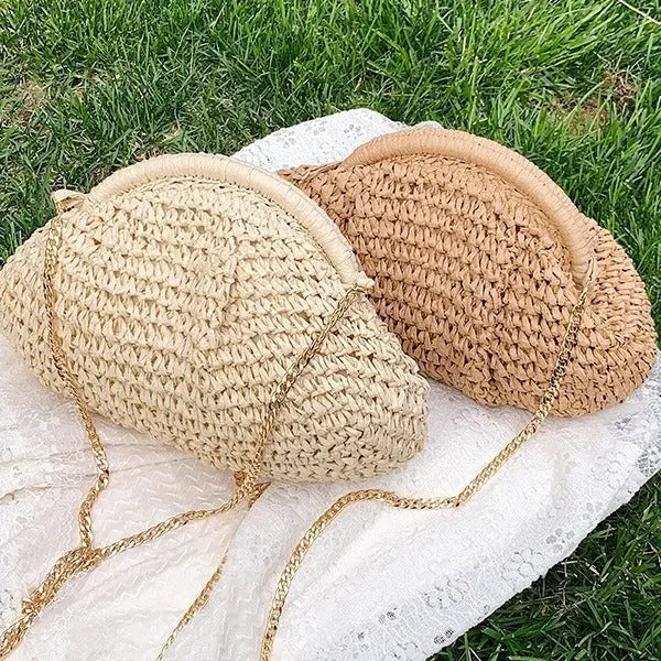 Pochette Positano Chic Naturel Doré ORIS WEAR