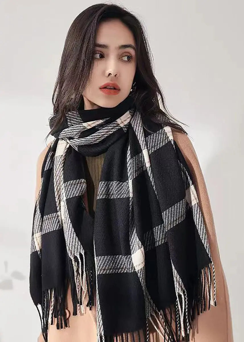 Écharpe plaid chaude hiver femme ORIS WEAR