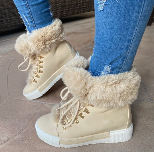Bottes Martin Peluche Femme ORIS WEAR