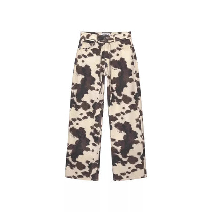 Jean Denim Rétro Délavé Femme – Motif Original ORIS WEAR