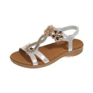 Chloé – Sandales Plates Brillantes & Confortables ORIS WEAR