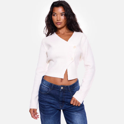 Cardigan femme à boutons – Élégance et polyvalence ORIS WEAR