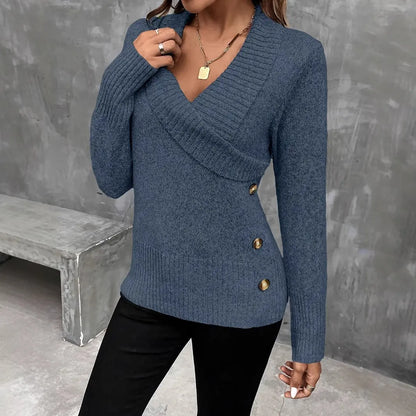 Pull En Maille Décolleté Enveloppant ORIS WEAR