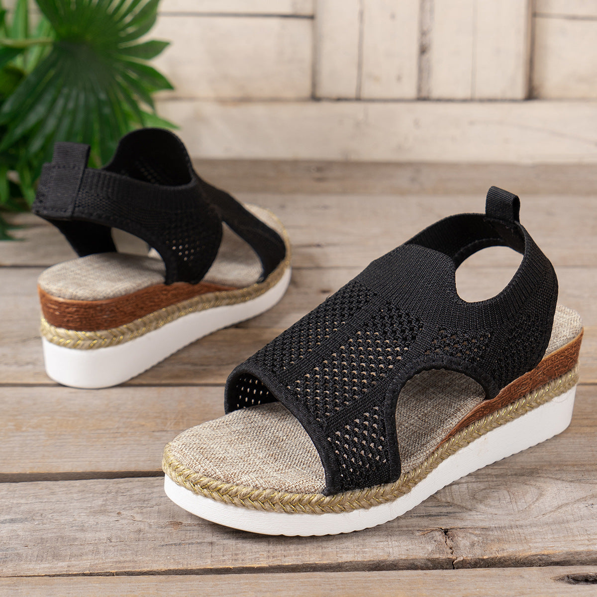 Sandales compensées creuses ORIS WEAR