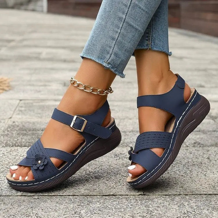 Sandale Élégantes à Bout Rond Style Urbain & Chic ORIS WEAR
