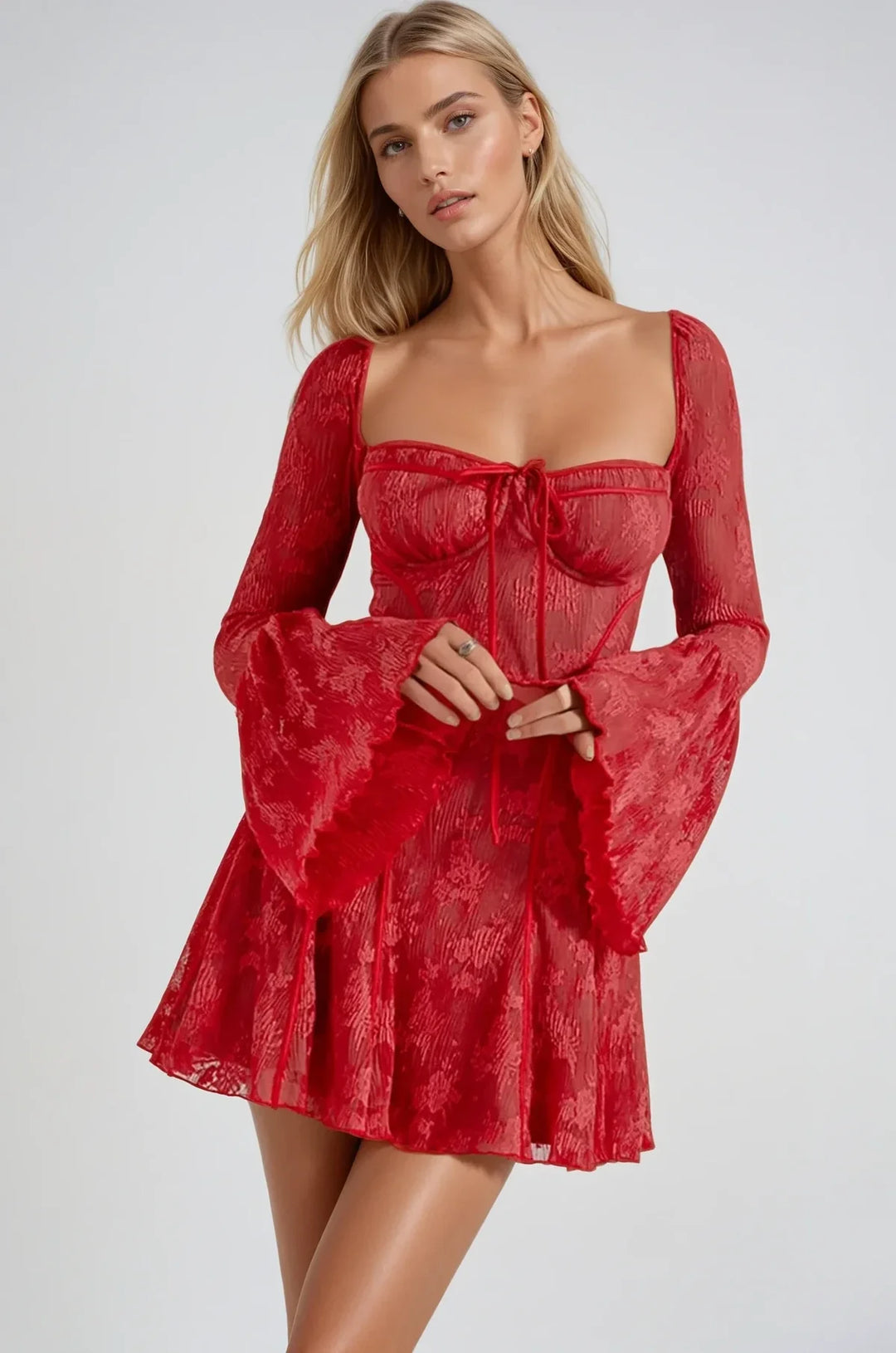 Serenity | Robe Vintage en Dentelle Corset Cintré ORIS WEAR