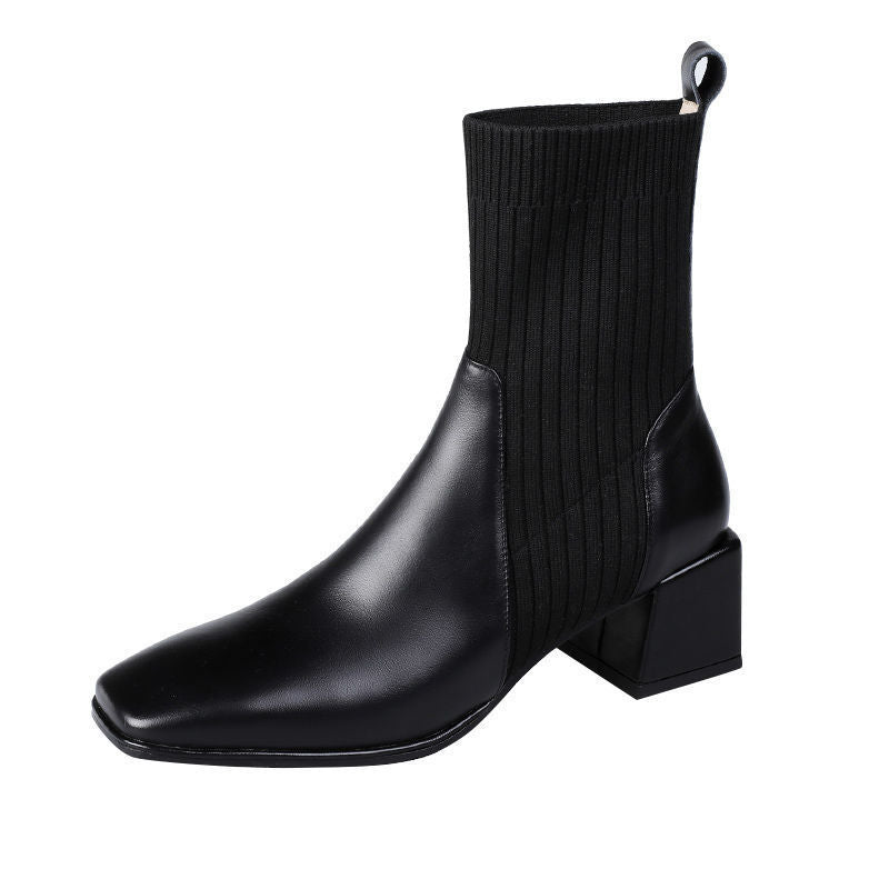 Botte Martin à talons épais carrés ORIS WEAR