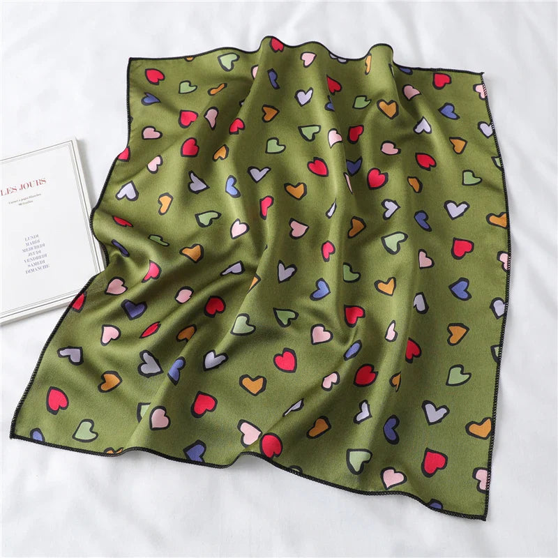 Foulard "Cœur Bohème" en Soie ORIS WEAR