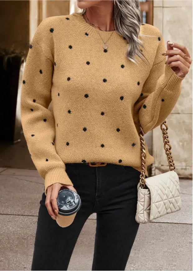 Pull Femme Jacquard à Pois ORIS WEAR