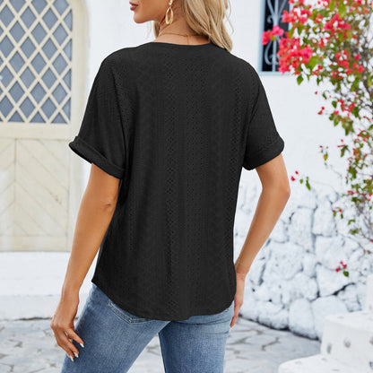 Pull à manches courtes et col en V pour ORIS WEAR