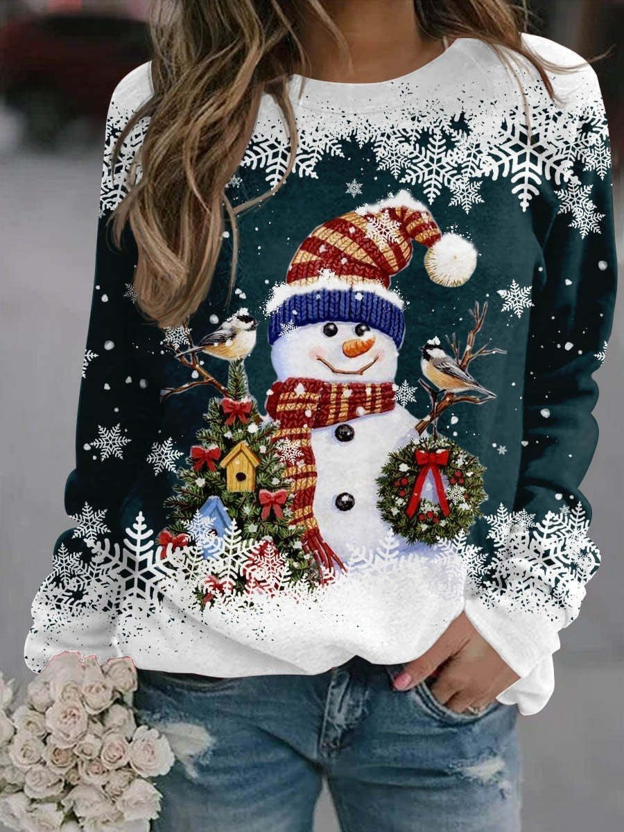 Pull Amélie Neige Imprimé - Élégance Hivernale ORIS WEAR