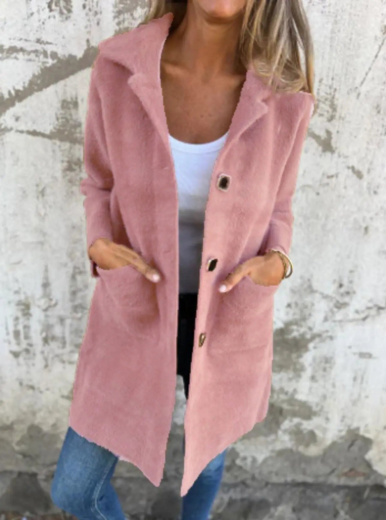 Manteau mi-long à col polo boutonné ORIS WEAR