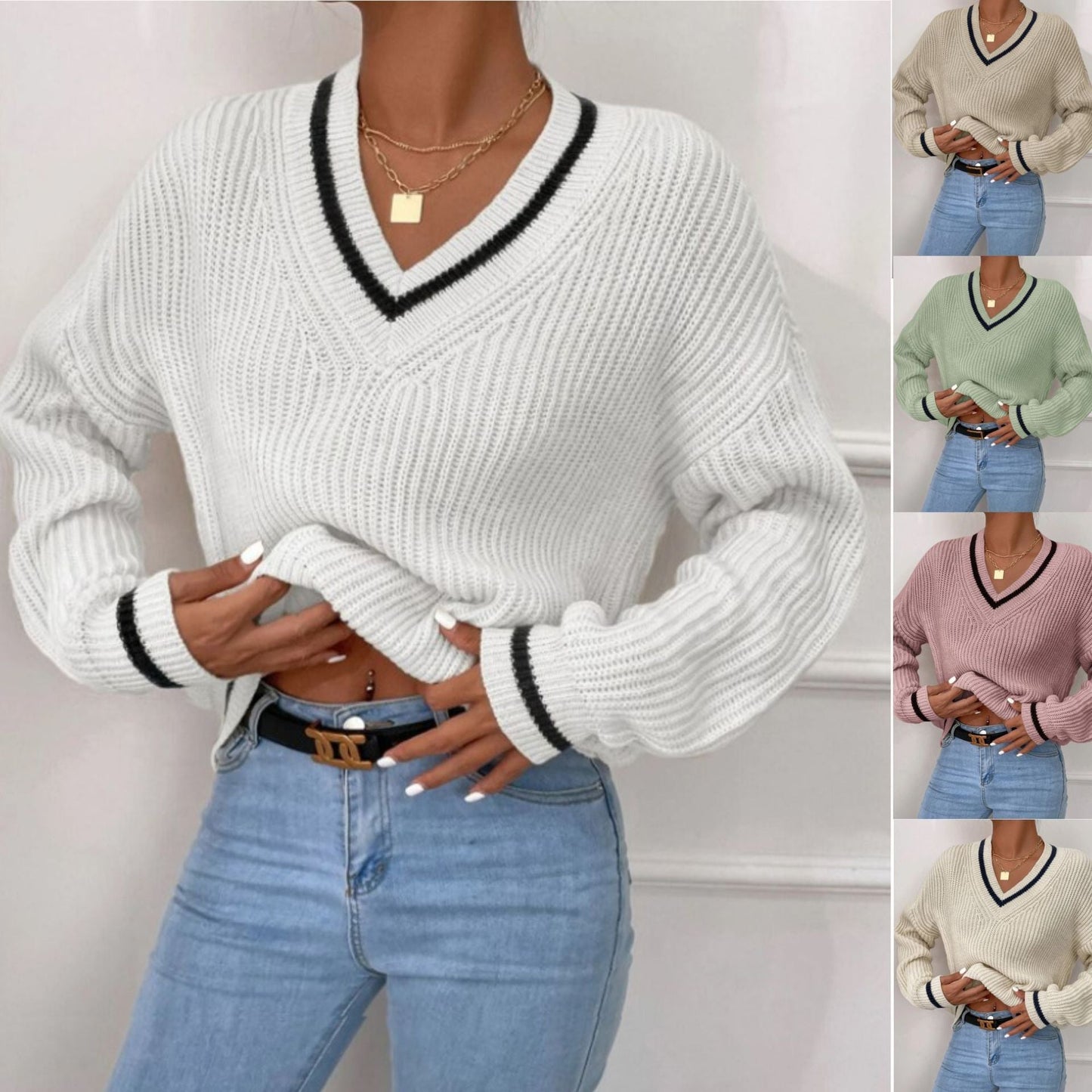 Pull ample à manches longues et col rond ORIS WEAR