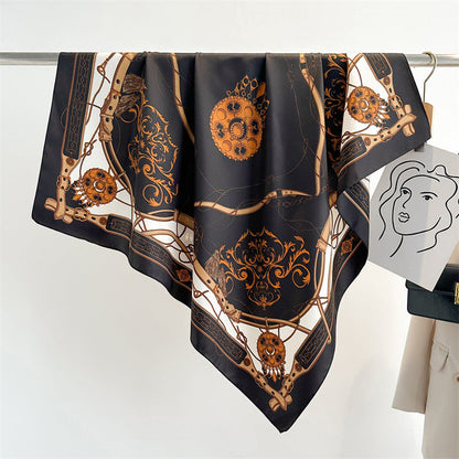 Foulard "Échos Baroques" en soie ORIS WEAR