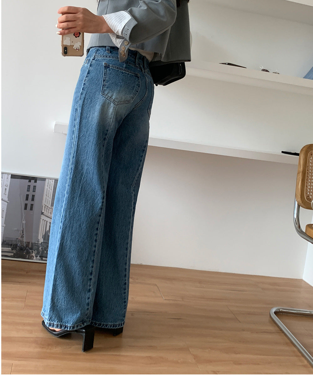 Jean amincissant rétro taille haute ORIS WEAR