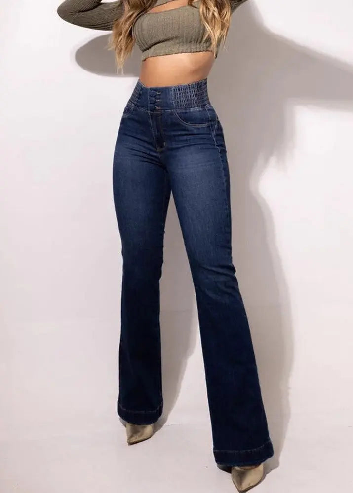 Jean Taille Haute Dos Froncé ORIS WEAR