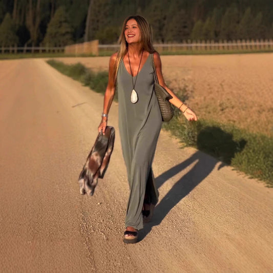 Robe à Bretelles Décolletée – L'Élégance au Quotidien ORIS WEAR