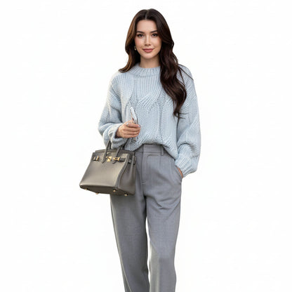 Pull en maille ample tendance pour femme ORIS WEAR