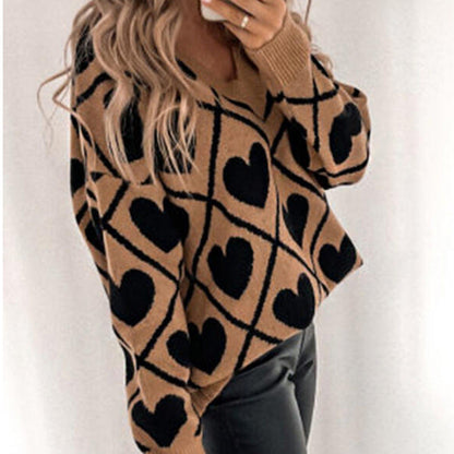 Pull col en v amour ORIS WEAR