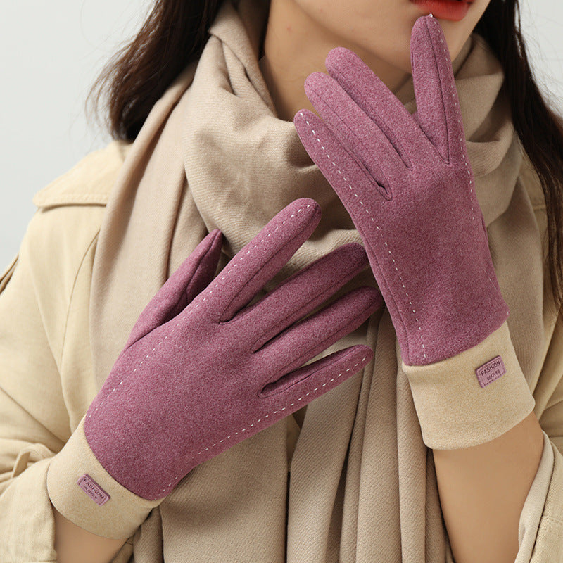 Gants  doublés de polaire Dralon, chauds, résistants au froid, pour écran tactile ORIS WEAR