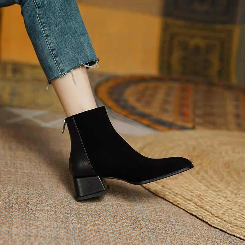 Bottines Martin Daim Femme ORIS WEAR