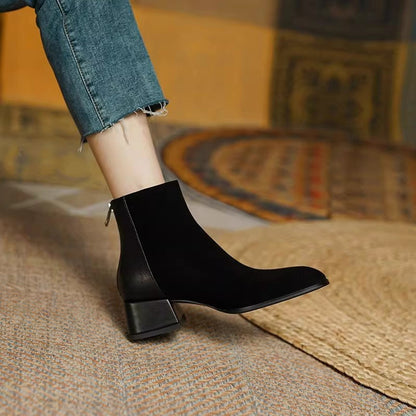 Bottines Martin Daim Femme ORIS WEAR