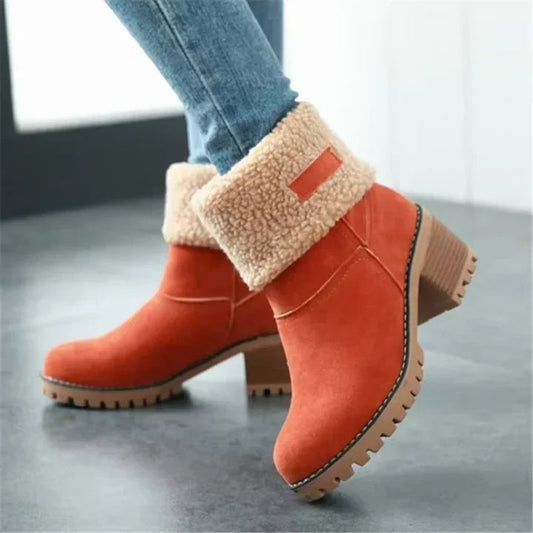 Léa™ – Bottes de neige chaudes et élégantes en cuir ORIS WEAR