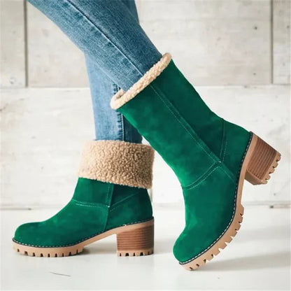 Léa™ – Bottes de neige chaudes et élégantes en cuir ORIS WEAR