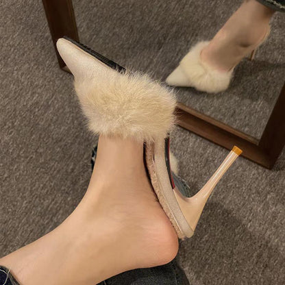 Sandales Fourrure Femme Chic ORIS WEAR