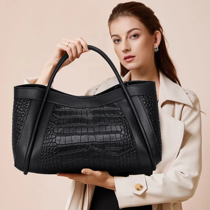 Sac à Main Effet Crocodile en cuir ORIS WEAR