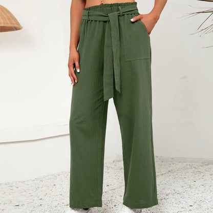 Mila – Pantalon ample taille haute au style urbain ORIS WEAR