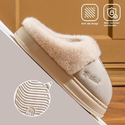 Mules Douillettes Unisexes en Coton Fluffy Antidérapantes ORIS WEAR