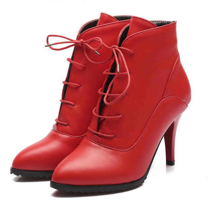 Bottes Femme Lacets Talon Haut ORIS WEAR