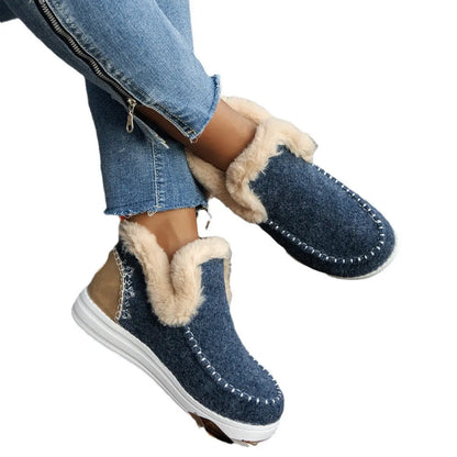Chaussures en Coton Doublées Polaire pour Taille Plus ORIS WEAR
