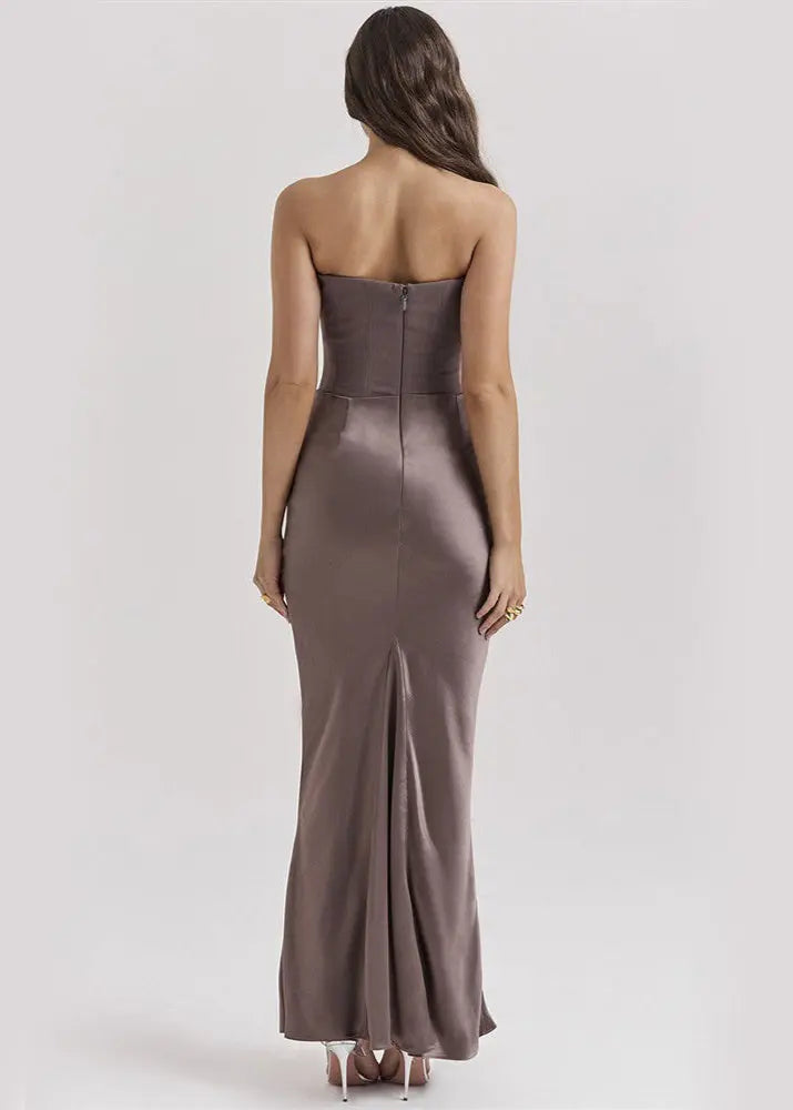 Robe longue bustier élégante soirée ORIS WEAR