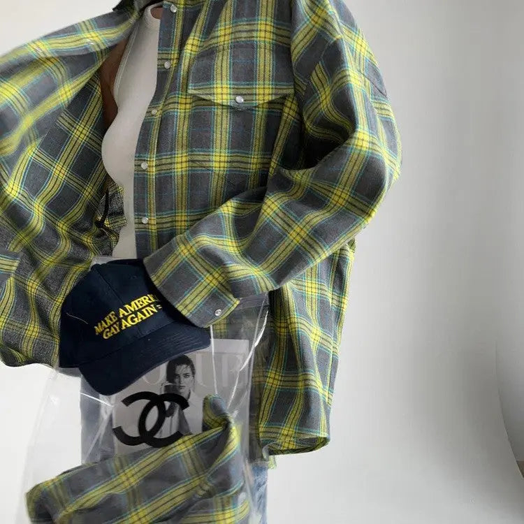 Chemise à carreaux oversize – Style casual et tendance ORIS WEAR