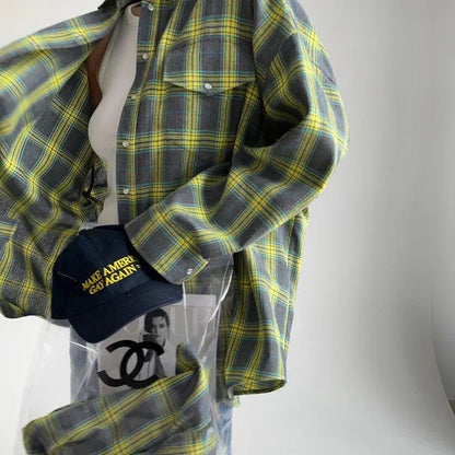 Chemise à carreaux oversize – Style casual et tendance ORIS WEAR