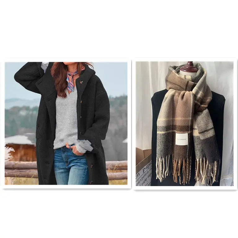 Best Manteau Élégant en Tweed – Chic & Intemporel ORIS WEAR