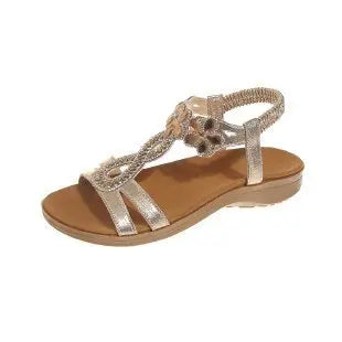 Chloé – Sandales Plates Brillantes & Confortables ORIS WEAR
