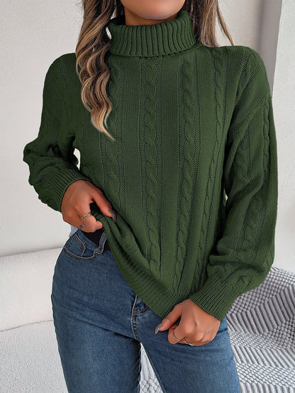 Pull col roulé uni à manches longues – Élégance et confort ORIS WEAR