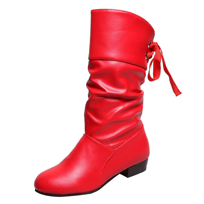 Louise Bottes Mi-Mollet à Talon Épais ORIS WEAR
