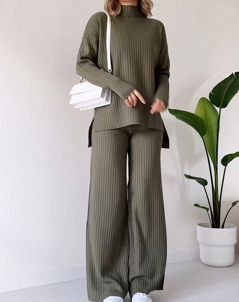 Cozy Ribbed Knit Set ORIS WEAR