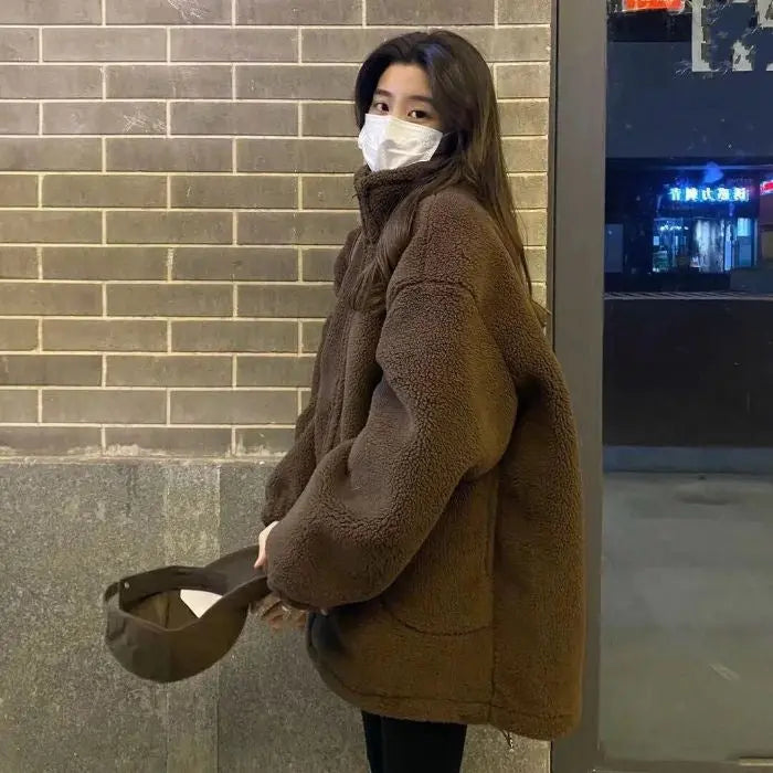 Veste teddy oversize – Douceur cocoon pour l’hiver ORIS WEAR