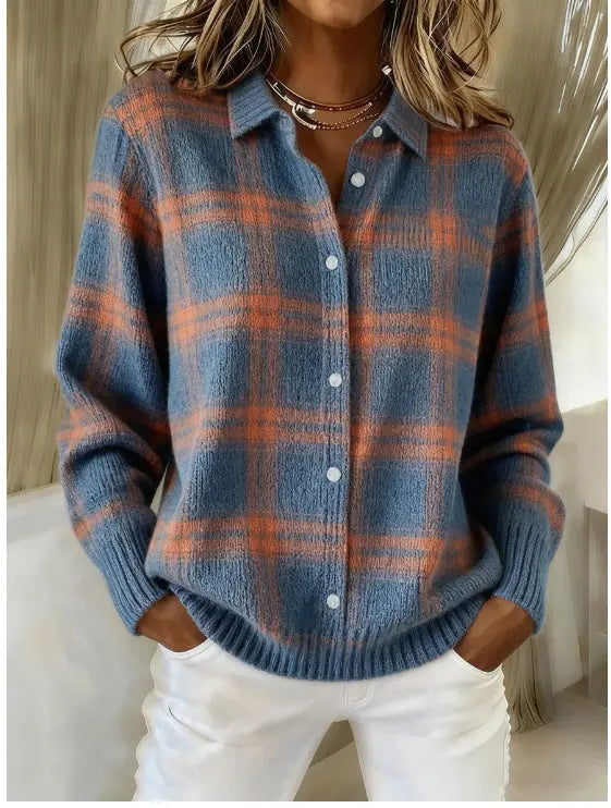 Chemise à carreaux col chemise – Style casual chaud pour la mi-saison ORIS WEAR