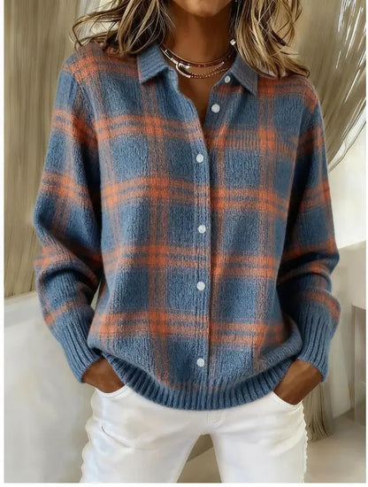 Chemise à carreaux col chemise – Style casual chaud pour la mi-saison ORIS WEAR