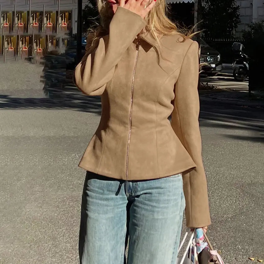 Veste zippée ajustée – Élégance structurée ORIS WEAR