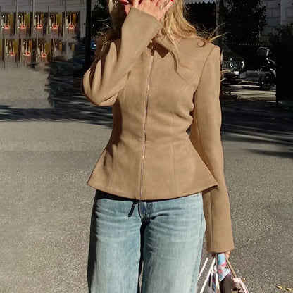 Veste zippée ajustée – Élégance structurée ORIS WEAR