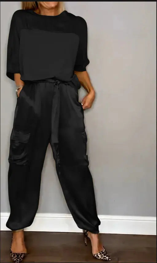 Ensemble 2 Pièces Femme en Satin Doux ORIS WEAR