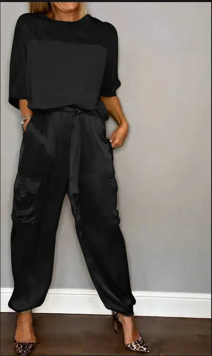 Ensemble 2 Pièces Femme en Satin Doux ORIS WEAR